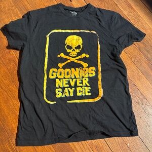 Goonies Never Say Die Black Tshirts